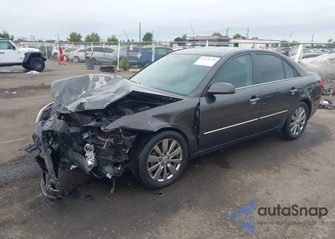 2009 Hyundai Sonata Limited V6 z USA, uszkodzony, nr VIN 5NPEU46F09H504366